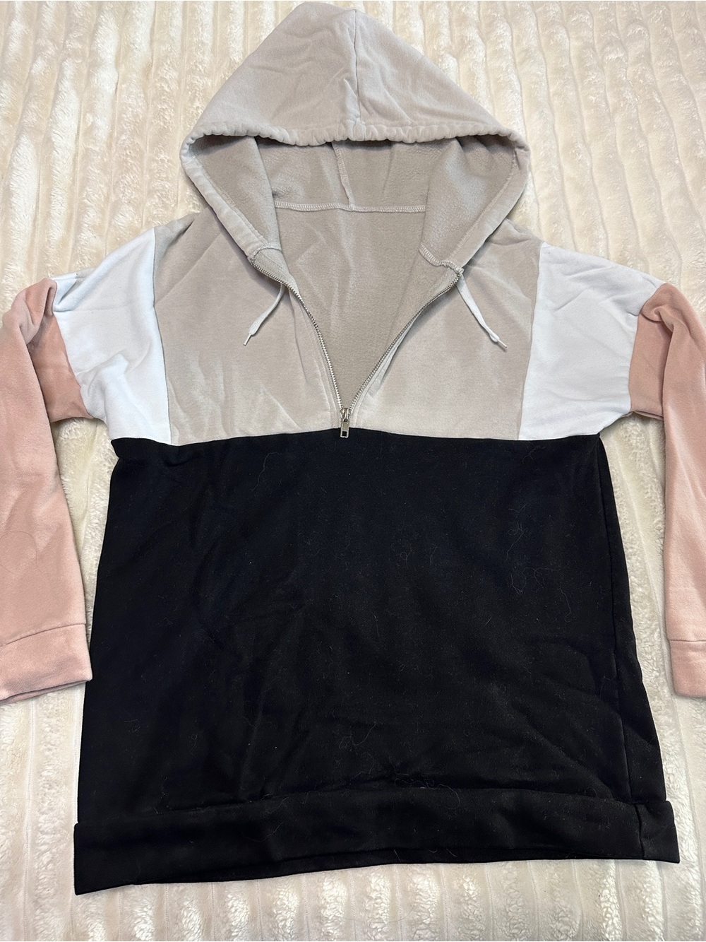 Color block 1/4 zip!